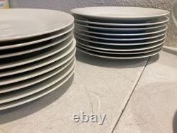 Lot of 18 Noritake White Porcelain Dinnerware Plates Bowls Gravy Boat Teapot Set