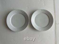 Lot of Royal Copenhagen White Fluted Dinnerware (Dinner, Salad, Pasta, Teacup)