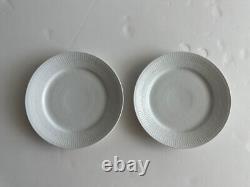 Lot of Royal Copenhagen White Fluted Dinnerware (Dinner, Salad, Pasta, Teacup)