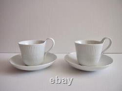 Lot of Royal Copenhagen White Fluted Dinnerware (Dinner, Salad, Pasta, Teacup)