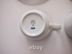 Lot of Royal Copenhagen White Fluted Dinnerware (Dinner, Salad, Pasta, Teacup)