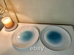 Louis Mulcahy 17 Piece Handmade Blue & White Pottery/Tableware Set
