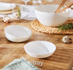 Luminarc Ammonite White 19-pc DINNER SET Tempered Glass Dinner Service Set