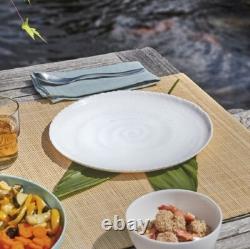 Luminarc Ammonite White 19-pc DINNER SET Tempered Glass Dinner Service Set