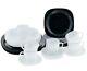 Luminarc CARINE DINNER SET 30pc 6 Persons Black & White Tempered Glass