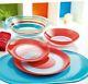 Luminarc'Simply Colors' 19-pc Red Unbreakable Tempered Glass Dinnerware Set