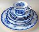 MARUTA Chatham, 6 Pcs Dinnerware Set, Kasuga Ware, White & Blue Floral