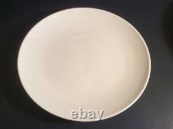 MCM Eva Zeisel Castleton Museum White Round 10.5 Dinner Plate Set Of 8