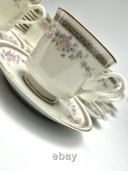 MIKASA Marquette L5503, 45 Piece Starter Dinnerware Set, Grande Ivory China