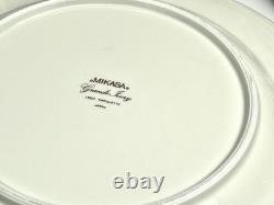MIKASA Marquette L5503, 45 Piece Starter Dinnerware Set, Grande Ivory China
