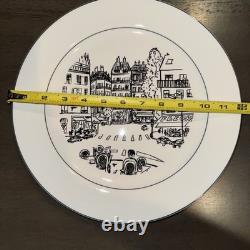 MIKASA Parisian Scenes Dishes 66 Pc, Service 12 Extras New In Box Hard To Find