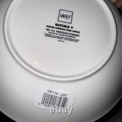 MIKASA Parisian Scenes Dishes 66 Pc, Service 12 Extras New In Box Hard To Find