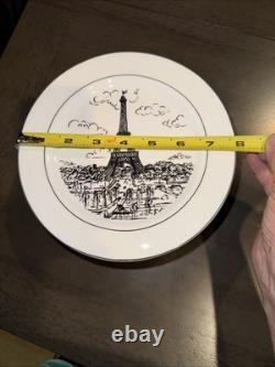MIKASA Parisian Scenes Dishes 66 Pc, Service 12 Extras New In Box Hard To Find