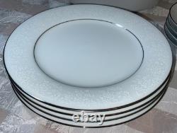 MINT Set for (4) Noritake Tahoe 25 Pcs 2585 Plates Bowls Dishes Service Dinner
