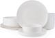 Macie Bone China Lightweight Chip Resistant 12 Piece Dinnerware Set, Service for