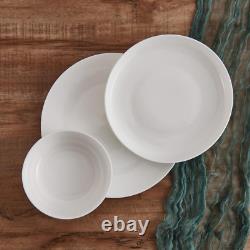 Macie Bone China Lightweight Chip Resistant 12 Piece Dinnerware Set, Service for