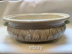 Mackenzie Childs Bowlderole Lidded Casserole Black & White Courtly Check Tureen