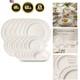 Manoir 18 Piece Dinnerware Set, Creamy White, Service for 6