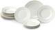 Manoir 18-Piece Dinnerware Set, Plates & Bowls, Premium Porcelain, Made in Germa
