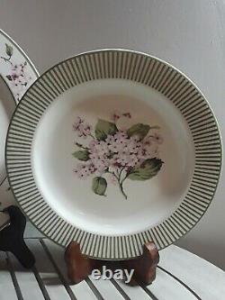 Martha Stewart Everyday Dinnerware 20 Piece Service for 4, Floral Stripe pattern