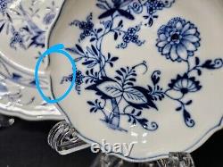 Meissen Blue Onion Dinnerware Set Crossed Swords 9 3/4 Blue and White