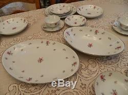 Meito China Rose Chintz Service for 6 with4 Serving Pieces 3-2