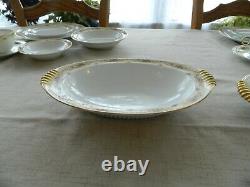 Meito China Windsor Dinnerware Set for (8) with4 Serving Pieces TOTE