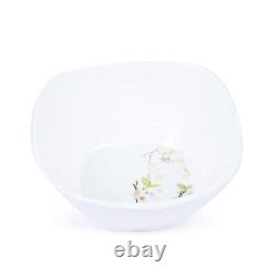 Melamine Dinnerware Set 18 Pcs, white