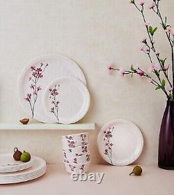 Melamine Dinnerware Set (White, 18 Pieces)