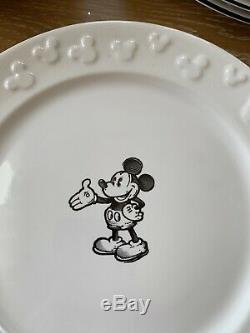 Mickey Mouse Walt Disney World Black and White Dinnerware
