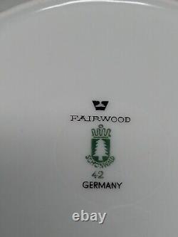 Mid-Century Fairwood Germany White Dinnerware 15 Pieces