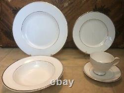 Mikasa 45 Pc Dinnerware Set, Cameo Platinum, Hk301, Service For 8 + Serving Ware