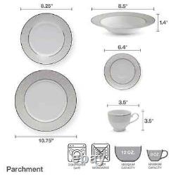 Mikasa 5084554 Parchment 42-Piece Dinnerware Set