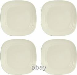 Mikasa 5163518 Swirl Square 16-Piece Dinnerware Set in Cream