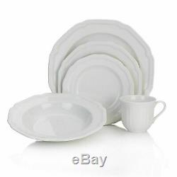 Mikasa Antique White 40-Pc. Dinnerware Set, Service for 8 Person(NEW WITHOUT BOX)