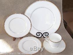 Mikasa Bone China White with Gold Wheaton 20 pc Dinnerware Set multiples available