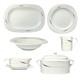 Mikasa Caviar 6-Piece Porcelain Serving Hostess Dinnerware Set L5806
