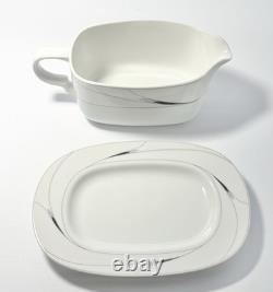 Mikasa Caviar 6-Piece Porcelain Serving Hostess Dinnerware Set L5806