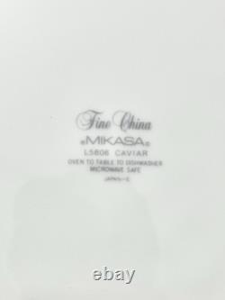 Mikasa Caviar 6-Piece Porcelain Serving Hostess Dinnerware Set L5806