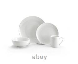 Mikasa Cheers White 16 Piece Dinnerware Set, Service for 4