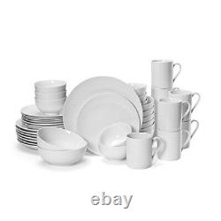 Mikasa Cheers White 16 Piece Dinnerware Set, Service for 4