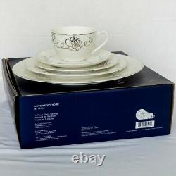 Mikasa China Dinnerware Love Story Rose 5 Piece Place Setting New in Box