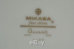 Mikasa China Set Accent Lido Pattern 5581 42pc Set Dinnerware MID Century Modern
