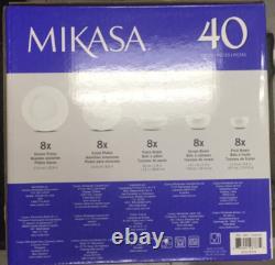 Mikasa Ciara 40-piece Bone China Dinnerware Set (Service Set of 8)