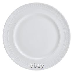 Mikasa Crown White 18-Pc Dinnerware Set, Service for 6, Chip Resistant