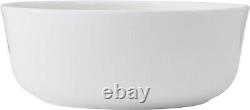 Mikasa Dinnerware Set Samantha White 40-Piece Bone China Serves 8 Chip-Resistant