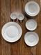 Mikasa Dinnerware Set White Parchment 40-Piece Porcelain Serves 8 Elegant