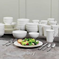 Mikasa Dinnerware Sets Dinner Plate Bowl Dishes Set Dishware Tableware 40 Pc New