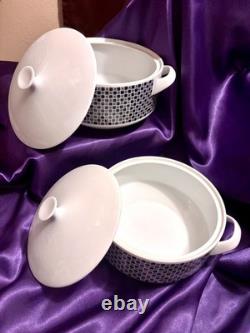 Mikasa Fine China Japan Accent Polka 5590 Mid Century Dinnerware Set Checkered