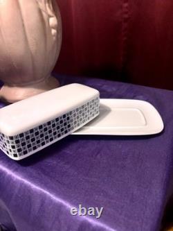 Mikasa Fine China Japan Accent Polka 5590 Mid Century Dinnerware Set Checkered